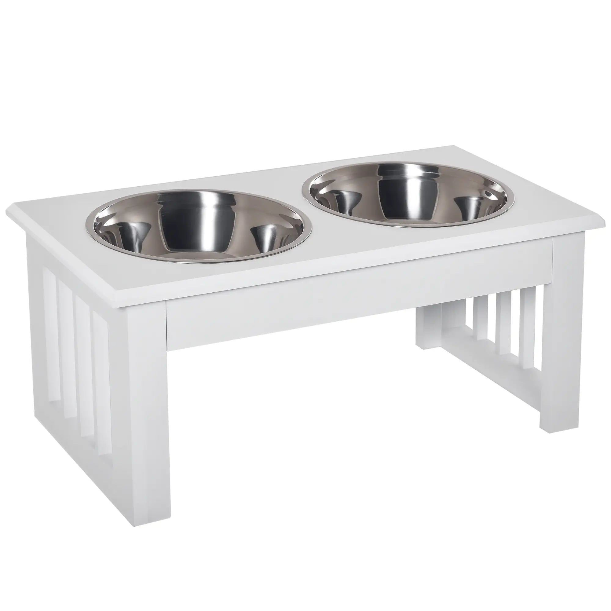 Comedero Elevado para Perros con 2 Cuencos de Acero Inoxidable | Diseño Elegante para una Alimentación Más Cómoda y Saludable