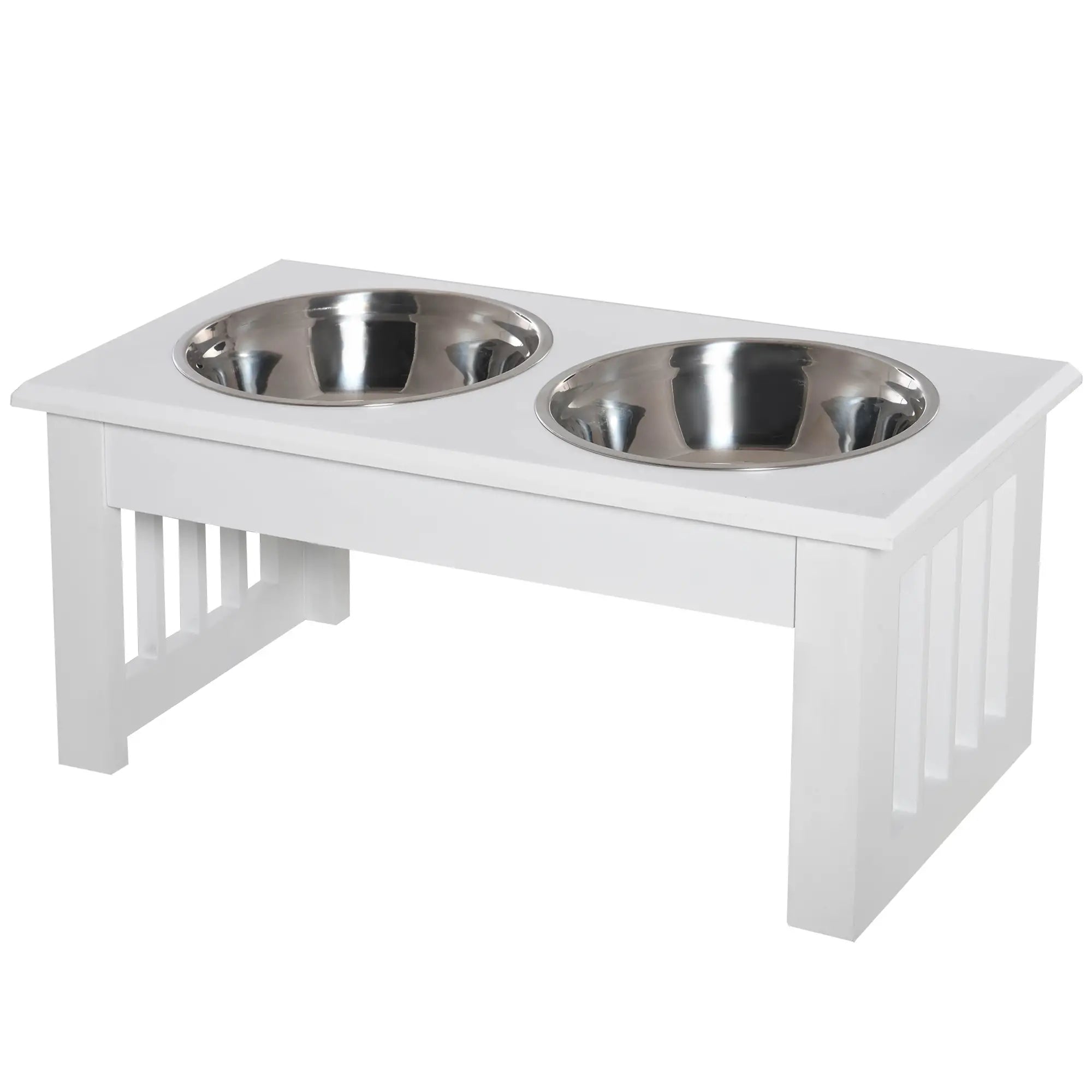 Comedero Elevado para Perros con 2 Cuencos de Acero Inoxidable | Diseño Elegante para una Alimentación Más Cómoda y Saludable
