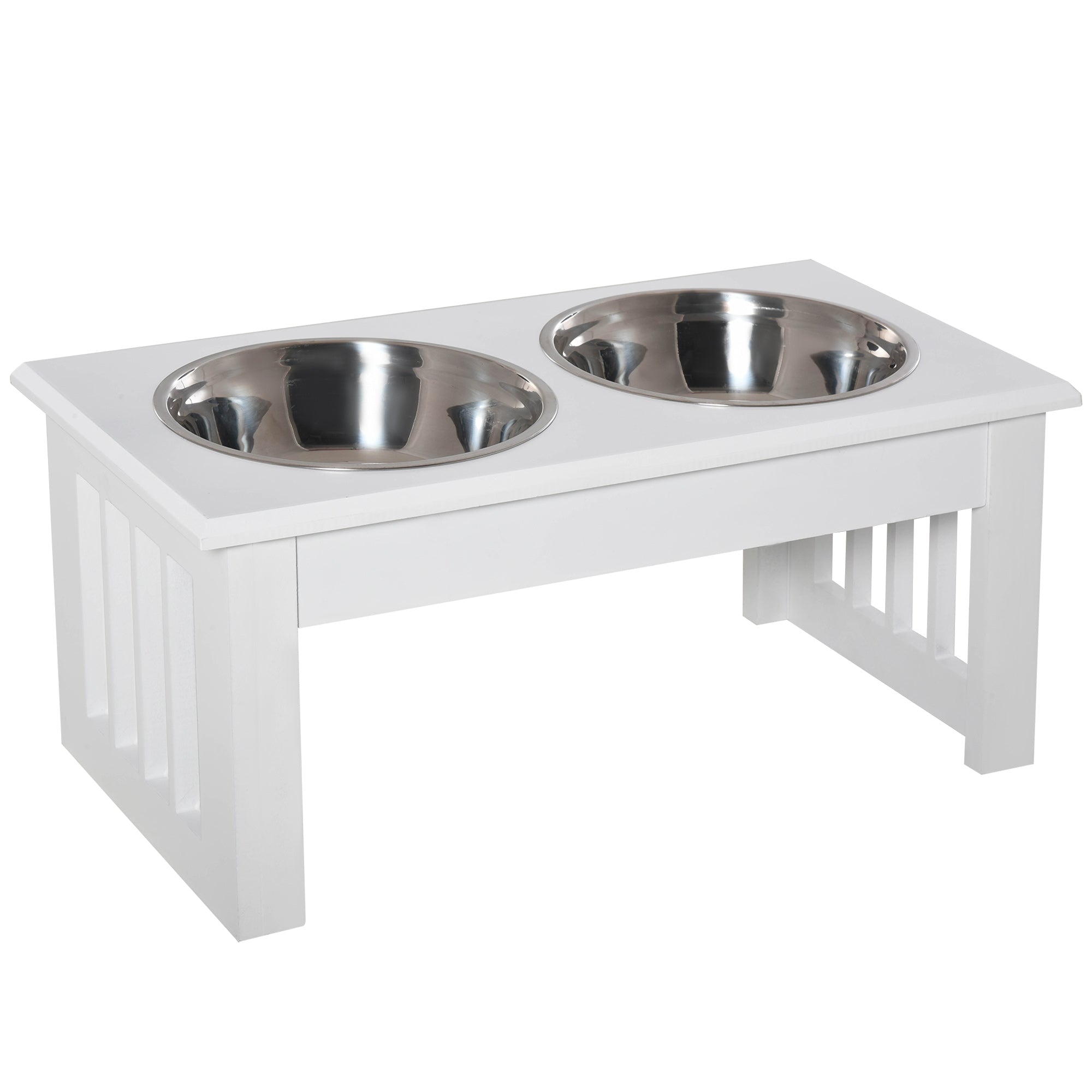 Comedero Elevado para Perros con 2 Cuencos de Acero Inoxidable | Diseño Elegante para una Alimentación Más Cómoda y Saludable